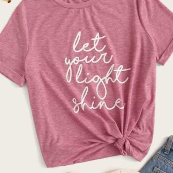 Let Your Light Shine Graphic Tee - Picture 1 of 3